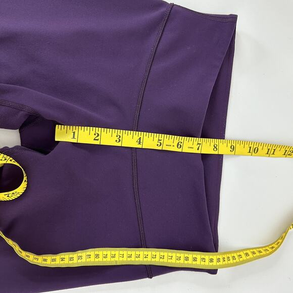 Lululemon Leggings Womens 6 Purple Crop Stretch Running Pull on Gym - Picture 9 of 12
